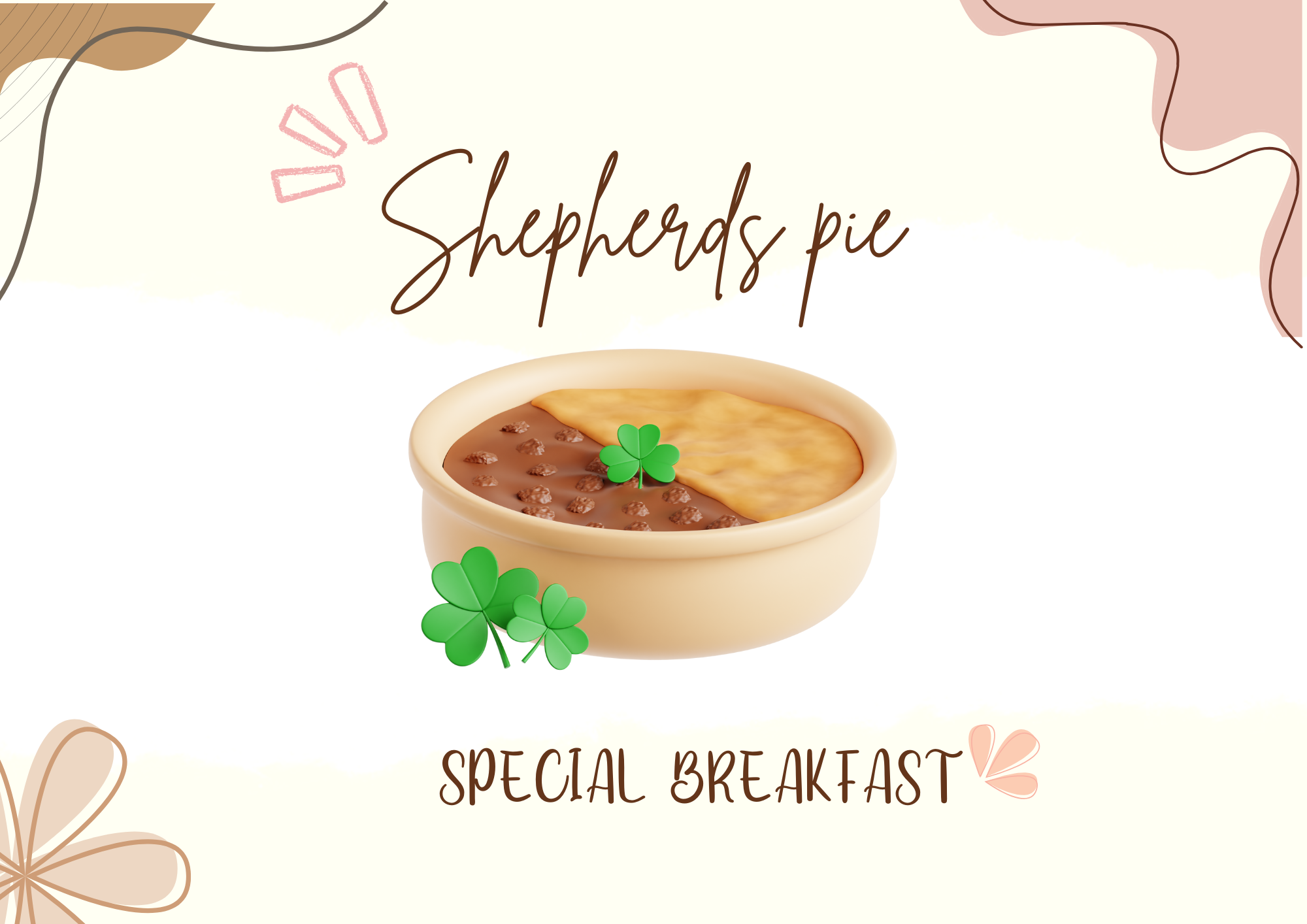Special Breakfast - Shepherd's Pie