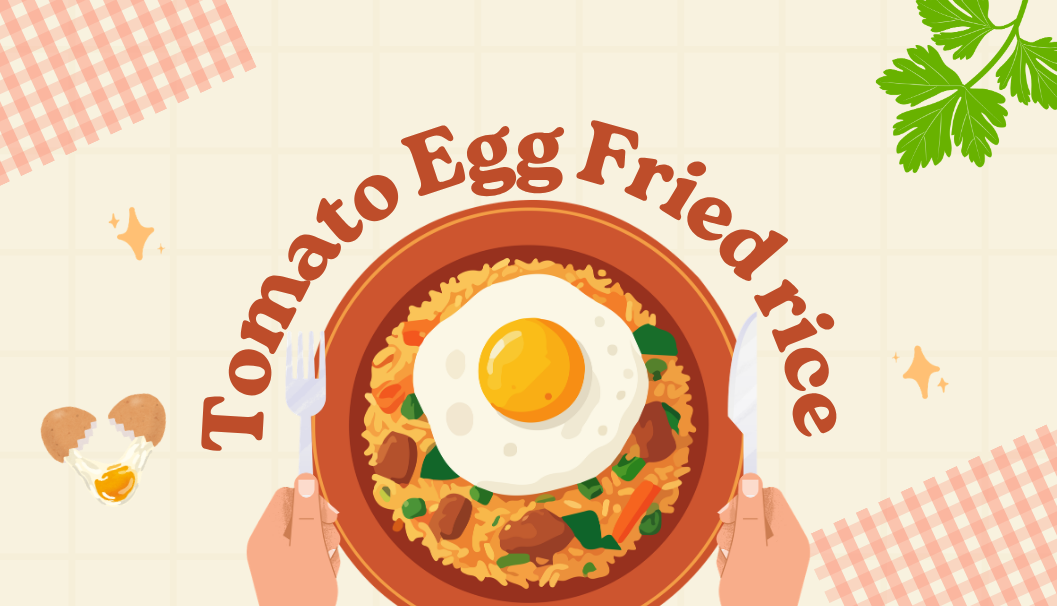 Special Breakfast: Tomato Egg fried rice
